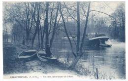 91 - Essonne - Chaponval - Un Coin Pittoresque De L'oise - Auvers Sur Oise