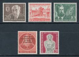 Berlin 115 - 119 ** Mi. 39,- - Unused Stamps
