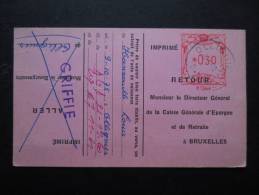 EP CAISSE GENERALE D'EPARGNE ET DE RETRAITE (M29) OLLIGNIES (2 Vues) 1958 - - Andere & Zonder Classificatie