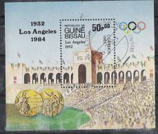 Guinea Bissau 1984  - Olympic Games Los Angeles 1932 Souvenir Sheet Cancelled Very Fine - Zomer 1932: Los Angeles