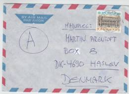 Switzerland Air Mail Cover With EUROPA CEPT Stamp Sent To Denmark 4-3-1991 - Covers & Documents