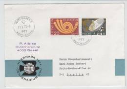 Switzerland Cover With EUROPA CEPT Stamp Sent To Germany  17-5-1973 - Brieven En Documenten