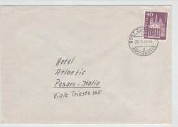 Switzerland Cover Sent To Italy 26-1-1972 Single Stamped - Covers & Documents
