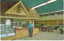 Afton WY Wyoming, Brog's Elk Horn Cheese Factory Restaurant Interior View, C1960s/70s Vintage Postcard - Sonstige & Ohne Zuordnung