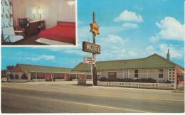 Cheyenne WY Wyoming,  Ranger Motel, Lodging, Interior View Television Set, C1960s/70s Vintage Postcard - Cheyenne