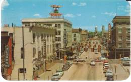 Cheyenne WY Wyoming, Street Scene, Paramount Theater, Hotels, C1950s Vintage Postcard - Cheyenne