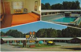 Ranchester WY Wyoming, Motel & Restaurant, Interior View Television Set, C1970s Vintage Postcard - Other & Unclassified