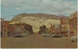 Cody WY Wyoming, Street Scene, Autos, Drugs Sign, Bar Cafe, C1950s/60s Vintage Postcard - Cody