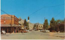 Jackson WY Wyoming, Street Scene, Autos Volkswagen, Jewelry Store, C1950s/60s Vintage Postcard - Sonstige & Ohne Zuordnung