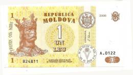 Moldova-1 Ley 2006 UNC - KING - Moldavië