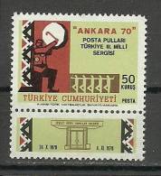 Turkey; 1970 "Ankara 70" 3rd National Stamp Exhibition - Neufs