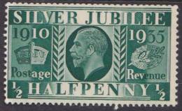 GB 1935 1/2d KGV Inv Wmk SG 453w HM XV228 - Unused Stamps
