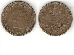 Spain 1 Peseta 1947  Star49  Km 775  Xf !!!!! Cat Val. 15$ Look !! - Sonstige & Ohne Zuordnung