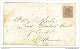 AUSTRALIA - Victoria 1886, Two (2) Pence Violet - DEEP PURPLE, UNUSED - LETTER - Lettres & Documents