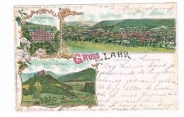 D3545   LAHR : Gruss Aus ( Litho) - Lahr