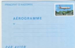 AEROGRAMME  PRINCIPAT D'ANDORRE # 3.70 - Airmail