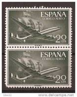 ES1169-LA969TA.Spain Espagne.AVION.BARCO.SUPER-CONSTELLATION Y NAO SANTA MARIA 1955/56.(Ed. 1169**) - Nuevos