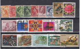 AUST 9 - AUSTRALIE Beau Lot De 19 Val. Oblitérées - Verzamelingen