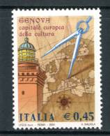 ITALIA / ITALY 2004** - Genova Capitale Europea Della Cultura - 1 Val. MNH Come Da Scansione - 2001-10: Ungebraucht