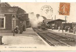 Cpa Barentin  Interieur De La Gare - Barentin