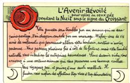 L´AVENIR DEVOILE. - La Nuit, Sous Le Signe Du Croissant - Astrología