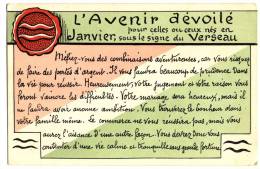 L´AVENIR DEVOILE. - JANVIER Sous Le Signe Du Verseau - Astrologie