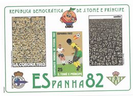 SAO TOME AND PRINCIPE 1982   World Cup Football   "La Coruna/Sevilla" PROOF - 1982 – Espagne