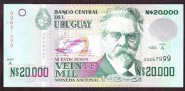 ® URUGUAY: 20000 Nuevos Pesos (1989) UNC - Uruguay
