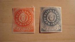 Argentina  1862  Scott #7//7C  Unused (Counterfeit?) - Neufs