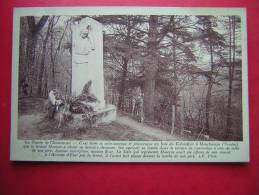 CPA LA TOMBE DE CLEMENCEAU BOIS DU COLOMBIER A MOUCHAMPS  VENDEE  NON VOYAGEE - Monuments Aux Morts