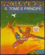 SAO TOME AND PRINCIPE 1993  World Cup Football USA - 1994 – Vereinigte Staaten