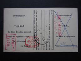 EP ALGEMEENE SPAAR EN LIJFRENTEKAS (M29) VLAMERTINGEN (2 Vues) 1955 - WATOU - Andere & Zonder Classificatie