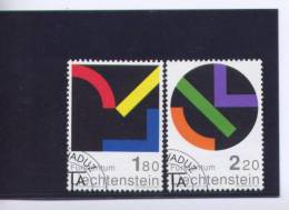 Liechtenstein 2001 Yvertn° 1222-23 (°) Used Cote 8 Euro Art - Used Stamps