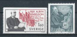 Sweden 1985 Facit # 1369-1370. Centenary Of Personalities,  See Scann, MNH (**) - Nuevos