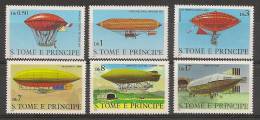 SAO TOME AND PRINCIPE 1979 AVIATION HISTORY,  Airships ZEPPELINS - Zeppelins