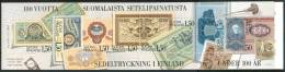 1985 Finlandia Banconote Bills Billets Booklet 2 Scans -Li46 - Markenheftchen