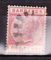 Barbados, 1882-86, Used, WM Crown CA - Barbades (...-1966)