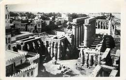 PANORAMA DELLA PARTE ARCHEOLOGICA DI LUXOR. CARTOLINA DEL 1955 - Louxor