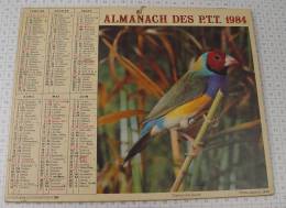 Almanach Du Facteur, Oise, Année 1984, Ref Perso 534 - Big : 1981-90