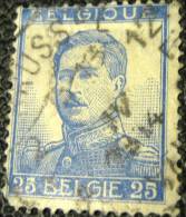 Belgium 1912 King Albert I 25c - Used - Other & Unclassified