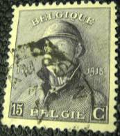 Belgium 1919 King Albert I 15c - Used - 1919-1920  Re Con Casco