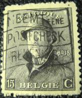 Belgium 1919 King Albert I 15c - Used - 1919-1920 Albert Met Helm