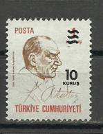 Turkey; 1977 Surcharged Regular Issue Stamp - Neufs