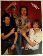 Musik-Poster  Spider Murphy Gang  -  Rückseite : Frank Zander 3D ,  Von Popcorn Ca. 1982 - Manifesti & Poster