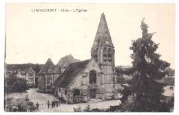 CPA Liancourt Oise 60 L´Eglise Petite Animation édit Vandenhove Non écrite Très Bon état - Liancourt