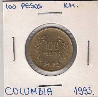 B8 Colombia 100 Pesos 1993. - Colombie