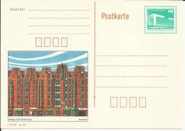 ALEMANIA DDR ENTERO POSTAL  ROSTOCK - Postcards - Mint