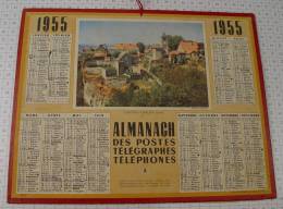 Almanach Des PTT, Indre Et Loire, Année 1955, Ref Perso 537 - Big : 1941-60