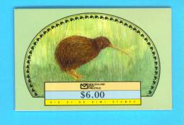 1 Carnet 6 Timbres Rond Kiwi 1988 - Markenheftchen