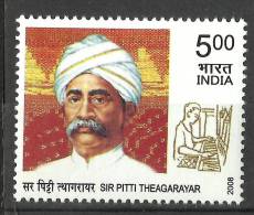 INDIA, 2008, Sir Pitti Theagarayar, Proponent Of Cottage Industry, (**) - Unused Stamps